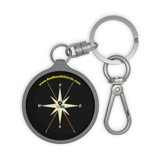 Keyring Tag Compass